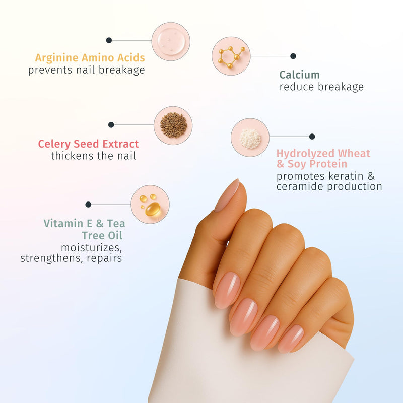 Duri Rejuvacote 1 Original Maximum Strength Nail Growth System Base and Top Coat - Nail Hardener Repair Chipping Strengthen Breaking and Brittle Treatment, by Duri Cosmetics (Pack of 1) Clear 0.45 Fl Oz (Pack of 1)