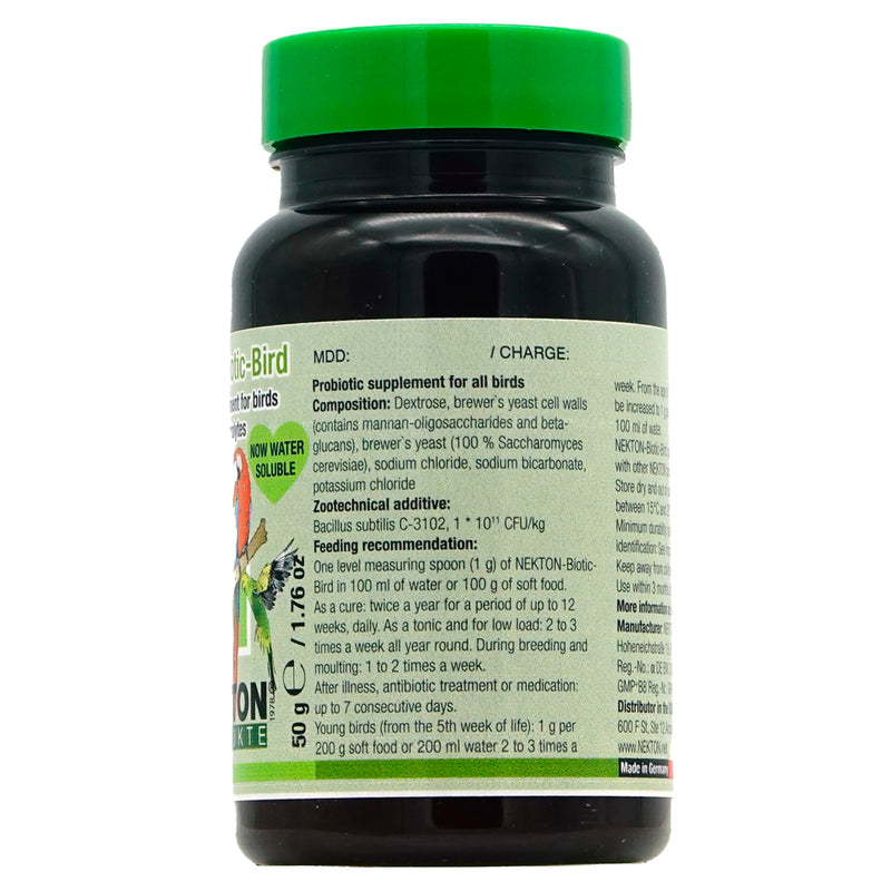 Nekton-Biotic-Bird Probiotic for Birds 50g, (1.76oz) 1.76 Ounce (Pack of 1) - BeesActive Australia