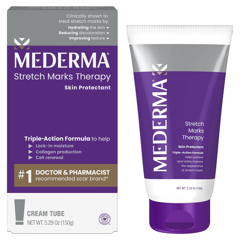 Mederma Stretch Marks Therapy - Prevents & Treats Stretch Marks, Safe for Pregnancy & Breastfeeding, Hydrates & Nourishes Skin, 5.29 oz (150g) - BeesActive Australia