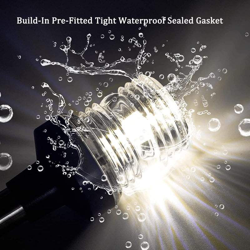 Anchor Light Boat Bimini Light Stern Light Marine Navigation Lights USCG 3 NM All Round White LED Fold Down 10-24 Volt 16 Inches for Pontoon - BeesActive Australia