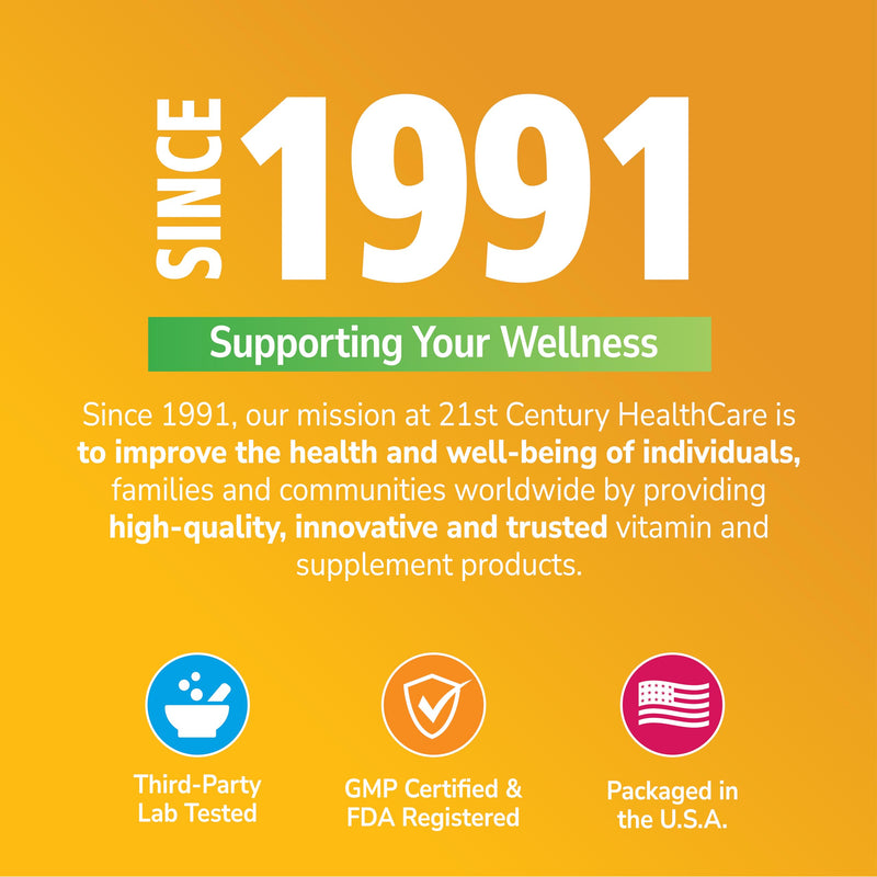21st Century Extra Strength Vitamin B12 Gummies 3000mcg, Raspberry, 90ct | Extra-Strength Vitamin B12 3000 mcg Gummies, Energy & Nerve Support, Vegan & Gluten Free, A Delicious High-Potency B12 Gummy