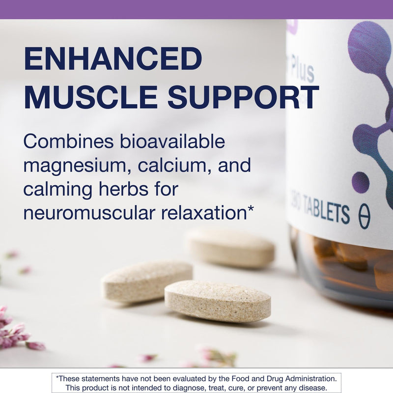 Metagenics MyoCalm Plus, Muscle Relaxation Support, 180 Tablets | Herbal Muscle Relaxation Supplement, Valerian and Passion Flower, Supports Muscle Relaxation and Tension Relief, Non-GMO Lemon 180 Count (Pack of 1)