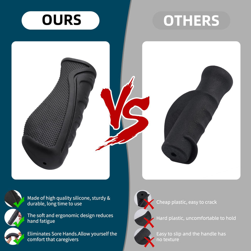 Handle Grip Replacement Parts for Drive Wheelchair, Anti-Slip Hand Grips Set of 2 - BeesActive Australia