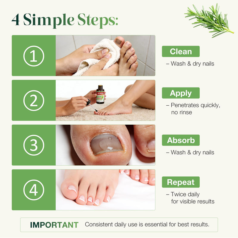 Toenail Fungus Treatment Extra Strength - Nail Repair for Damaged Nails, Nail Fungus Treatment Extra Strength with 25% Undecylenic Acid & Tea Tree Oil, Nail Repair for nail fungus treatment