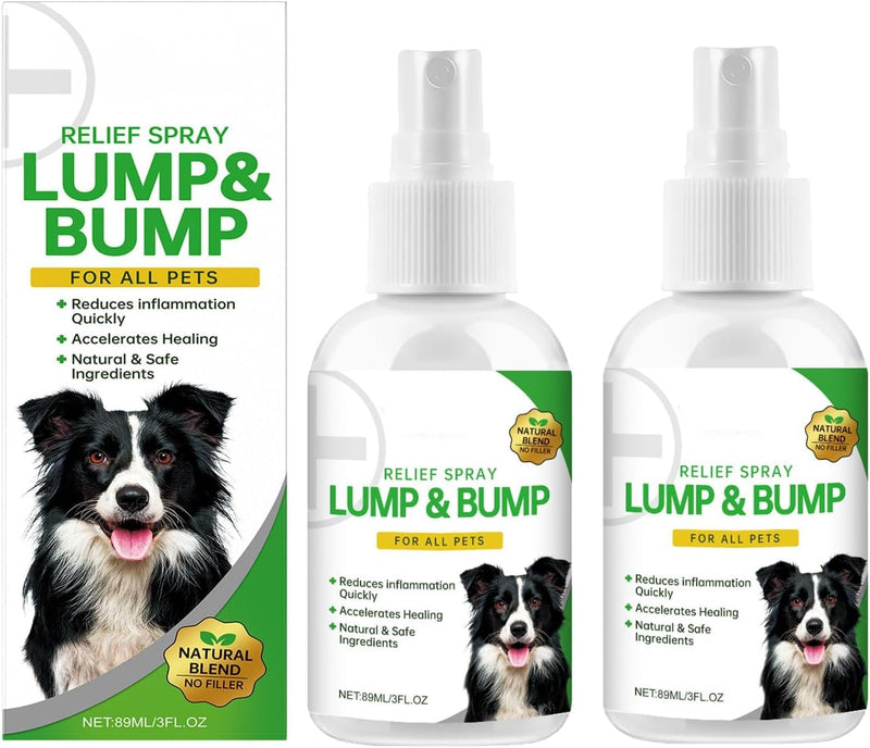 Lmoy Melcora Spray for Dogs, Nature Soothing Solution for Itchy Skin, Pet Skin Treatment Spray (2PCS)