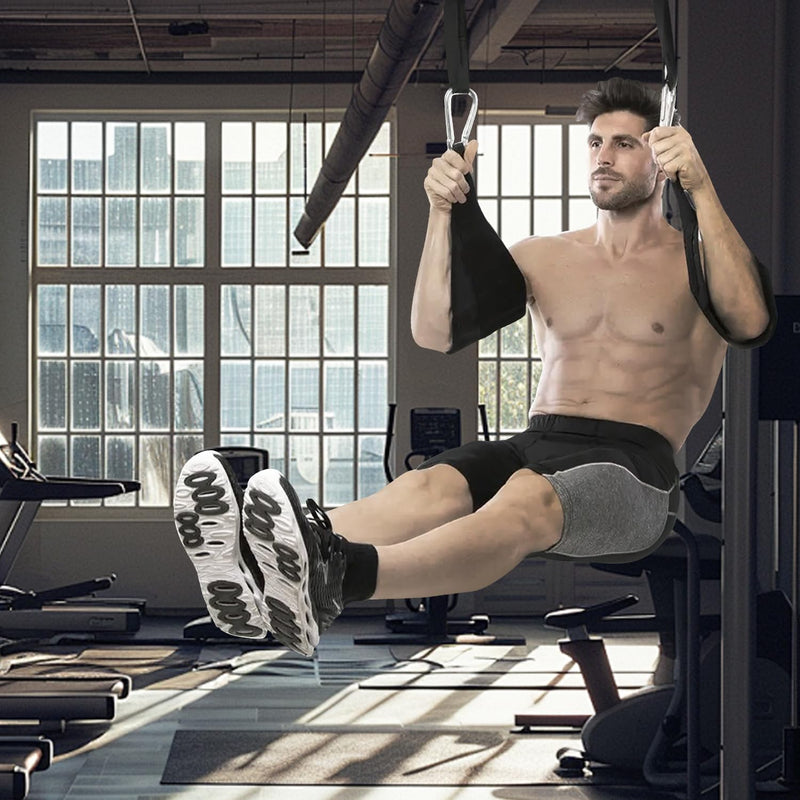 Hanging Ab Straps for Pull Up Bar,Premium Fitness Padded Arm Supports For Core Strength & Abdominal Training,Pull Up Straps,Ab Sling Straps, Workout Straps,For Bodyweight Exercises