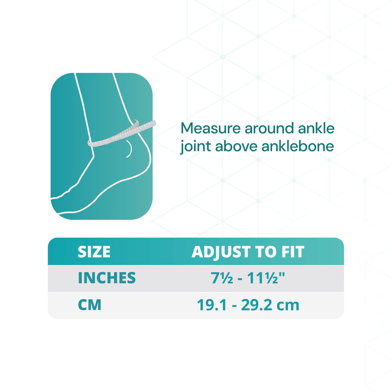 OPPO RA100 Adjustable Ankle Brace with Figure-8 Closure – Breathable Figure-8 Neoprene Support for Sprains, Plantar Fasciitis Relief – For Basketball, Yoga, Workout, etc. – One Size for Men & Women (Black, Pack of 1) black