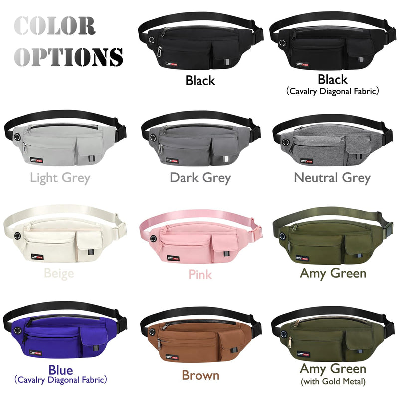 MAXTOP Fanny Pack Shoulder Bag Belt Bag with Headphone Jack Water Resistant Waist Bag Running Phone Holder for Women Yoga Gym Jogging Workout Fitness Exercise Dog Walking - BeesActive Australia