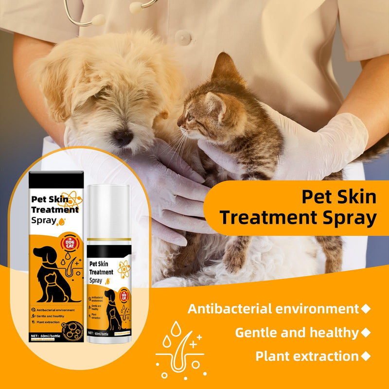 Pet Skin Treatment Spray for Dogs – Fast Soothing Relief for Dry, Itchy Skin in Puppies & Adult Dogs, Provides Comfort & Care 1#