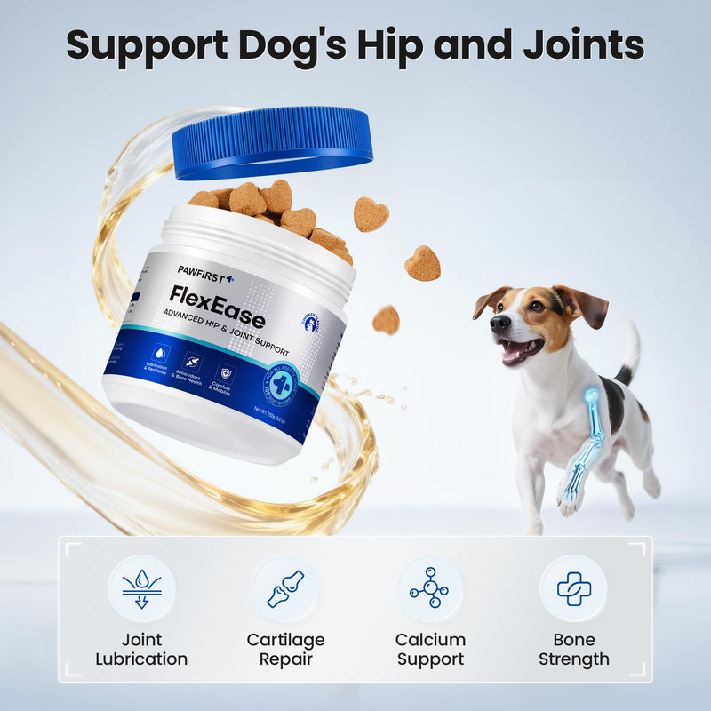 Glucosamine for Dogs Hip and Joint Supplement Soft Chews, Chondroitin Joint Supplement with MSM, Green-lipped Mussels for Small Medium & Large Dogs -100 Ct
