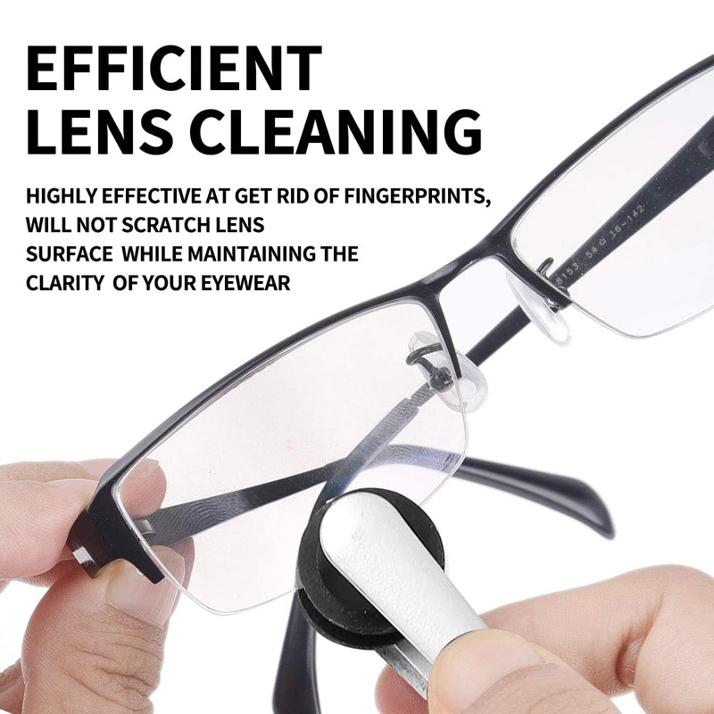 Eyeglass Cleaner Pads Replacement for Peeps CarbonKlean Eyeglass Cleaner, 10 Pcs for Peeps Replacement Pads, Eye Glasses Cleaning Brush Pad Tool, for Cleaning Fingerprint of Reading Glasses and Lens