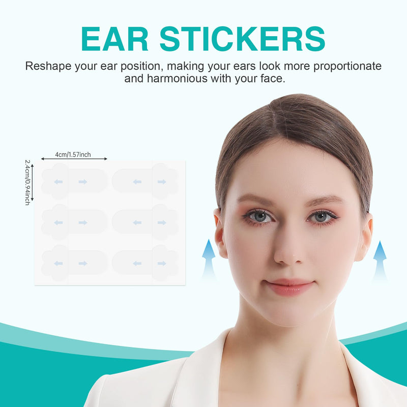 Cat Claw Elf Ear Patches 30 Pcs, Invisible Ear Correction Stickers for Stick Out Ears, Pointed Ear Shaping Kit for Fantasy Cosplay & Daily Style (30 Count) - BeesActive Australia