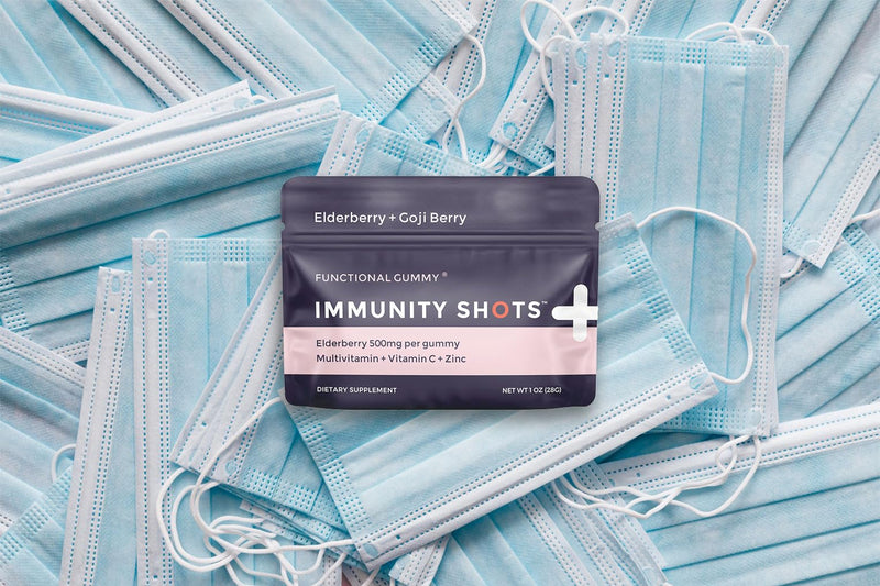 SGC Immunity Shots Elderberry Multivitamin Gummies, 12-Pack
