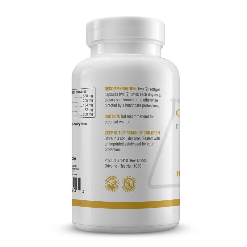 BIOTICS RESEARCH Optimal EFAs - BC, Proprietary Blend of Fish, Flaxseed and Blackcurrant Seed Oils. Balance of Omega3, 6 and 9 Fatty Acids, 120 Softgels Unflavored 120 Count (Pack of 1)