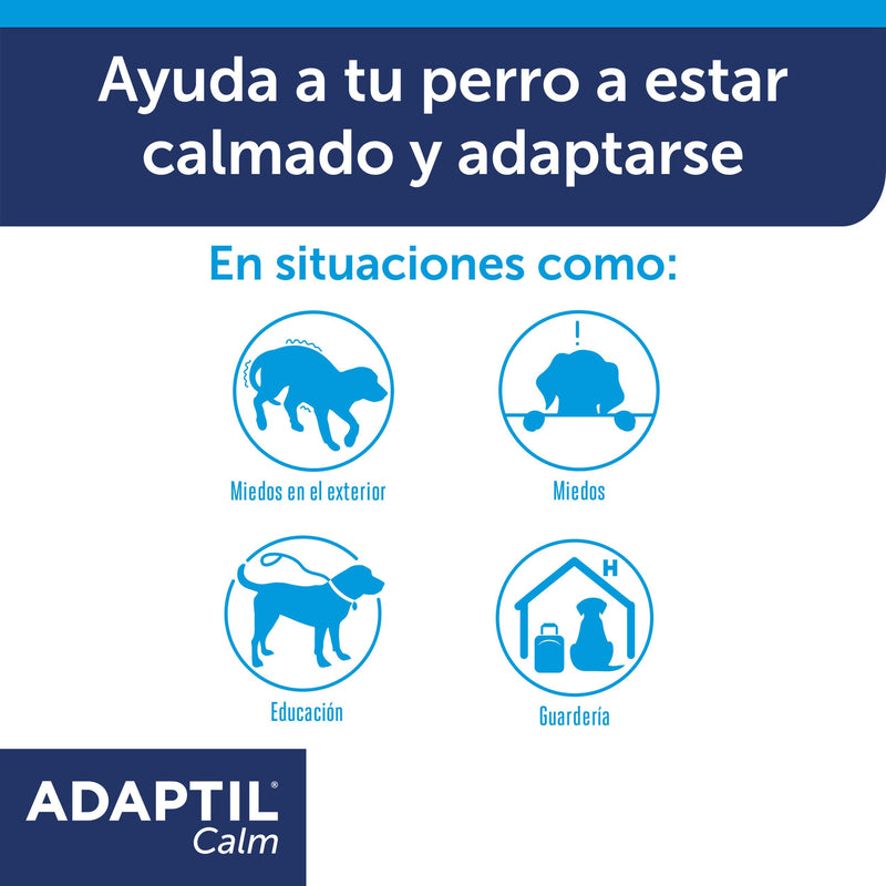 CEVA Adaptil Calm - Anti-Stress For Dogs - Fears, Loud Noises, Learning, Adoption - Collar S For Small Dogs