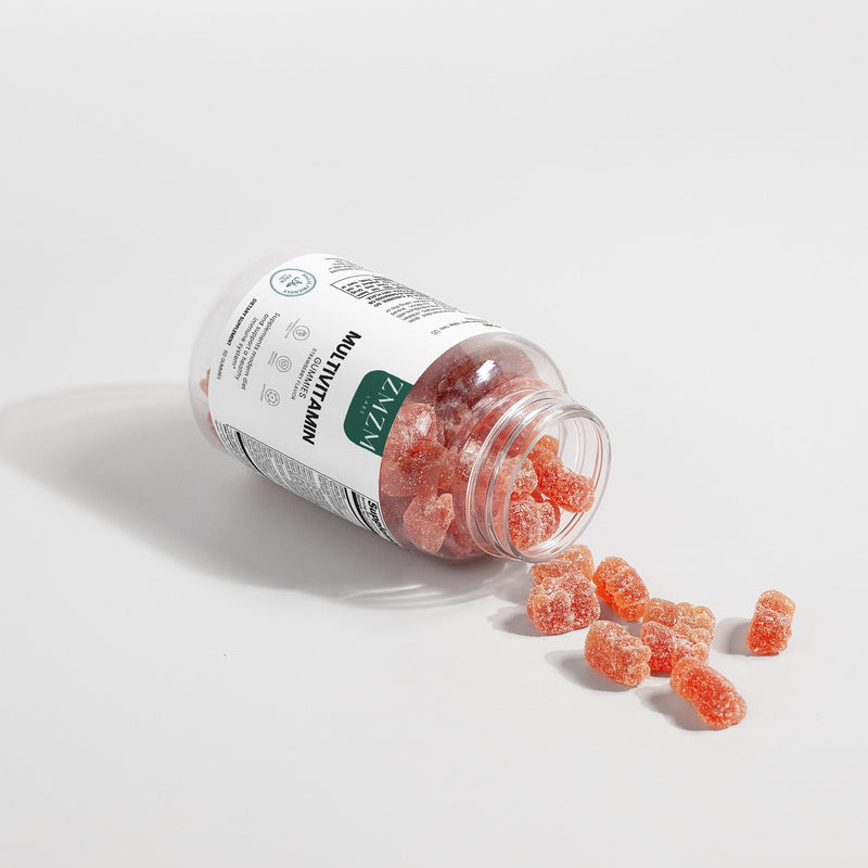 Multivitamin Gummies – Strawberry Flavor, 60 Gummies, Vegan, Gelatin-Free, Daily Vitamin Supplement