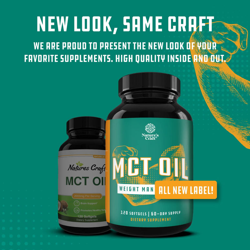 C8 MCT Oil Softgels - Medium Chain Triglycerids MCT Coconut Oil Supplement with Caprylic/Capric Triglycerides for Body Sculpting, Enhanced Energy & Stamina - Keto Supplements for Weight Loss - 120 Ct - BeesActive Australia