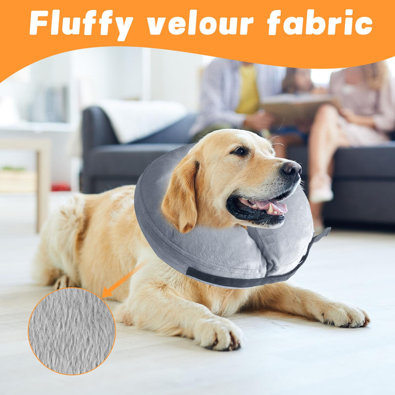 Swavitie Inflatable Neck Brace for Dogs Adjustable Comfortable Dog Collar Leak Protection Inflatable Dog Protective Collar Dog Protective Protective Collar Dog for Dogs Recovery after Operations or Wounds - BeesActive Australia