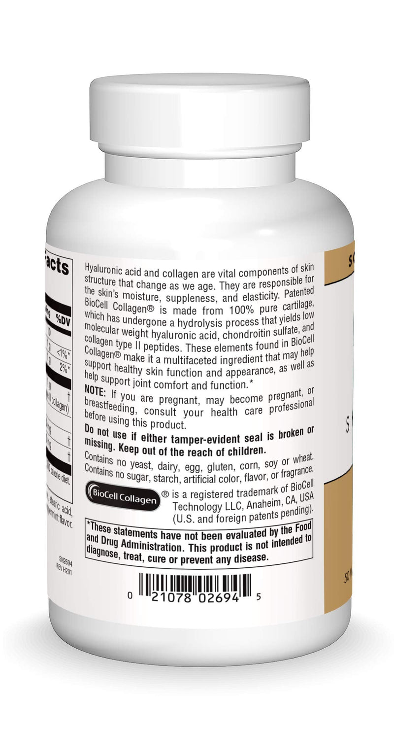 Source Naturals Skin Eternal Hyaluronic Acid, 50 mg - 240 Tablets