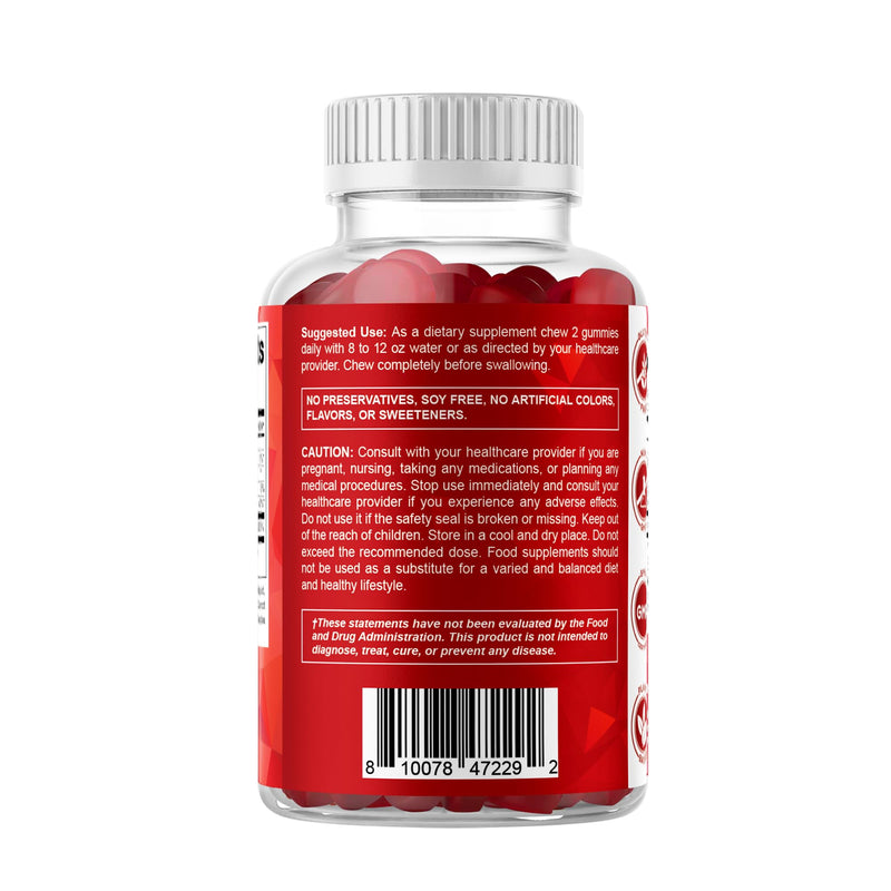 Vitamatic 2 Packs Extra Strength Vitamin B12 5000 mcg (Methyl B12) Gummies - 120 Count - Energy Metabolism Support and Nervous System Health Support, Natural Cherry Flavored | Extra Strength, Energy Metabolism Support and Nervous System Health Support*...