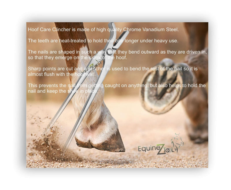 12" Horse Shoe Care Farrier Tool Hoof Nail Clincher Vanadium Steel Pliers - BeesActive Australia