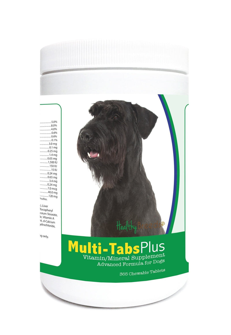 Healthy Breeds Giant Schnauzer Multi-Tabs Plus Chewable Tablets 365 Count 365 Tabs