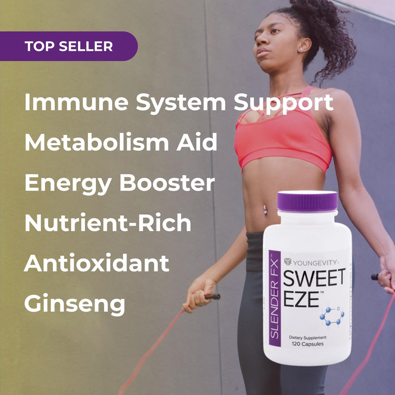 Youngevity Sweet Eze Multivitamin and Mineral Supplement, 120 Capsules | Multivitamin supplement, blended vitamins and minerals, daily nutrition support, easy-to-take capsules, convenient 120 count 120 Count (Pack of 1)