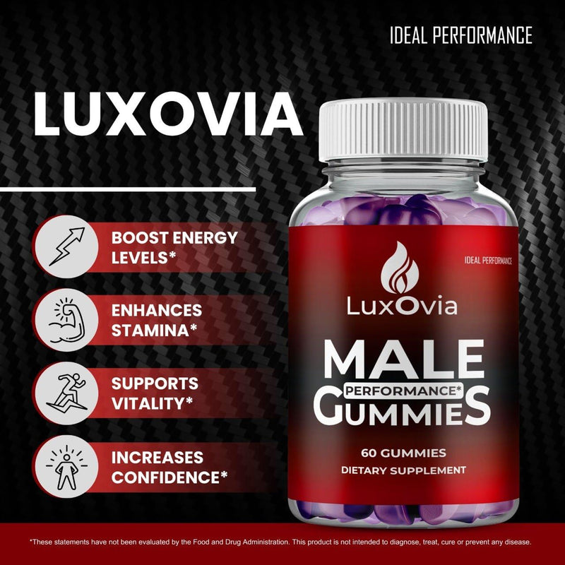 IDEAL PERFORMANCE Luxovia Gummies, Luxovia Gummy Reviews (3 Pack)
