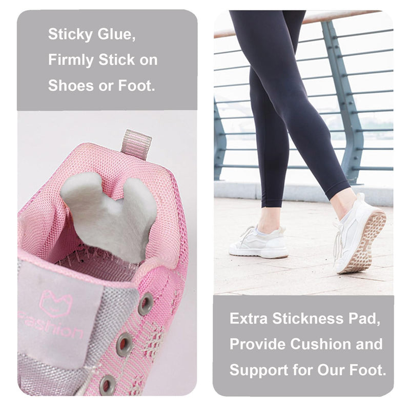 20 Pieces u Shaped Foot Pads Horseshoe Pads for Feet, Callus Cushions Metatarsal Pads Moleskin for Feet 3 in 1, Felt Foot Pads Callus Pads for Ball of Foot Cushion Side of Foot and Heel Pain Relief