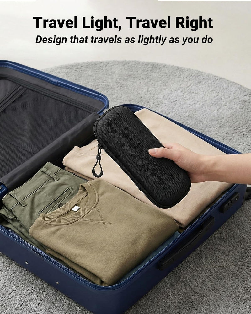 Ear Wax Removal kit Storage Case, Compatible with LEIPUT, BEBIRD, Yorsfun, DEETOK, Jegoat, etc Ear Cleaner with Camera. Portable Waterproof Organizer Case for Ear Wax Removal Tools (Only case) Black - BeesActive Australia