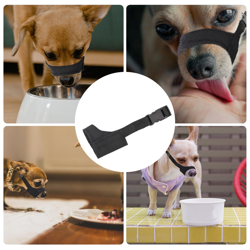 Muzzle for small and medium-sized dogs with short snouts, muzzle against biting, dog muzzle for Chihuahua Shih Tzu, snout circumference 8.9-10.8cm 8.9-10.8cm - BeesActive Australia