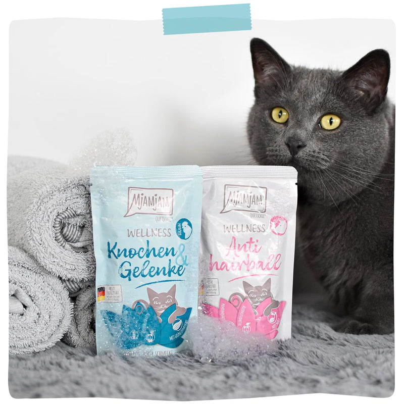 MjAMjAM - Premium wet food for cats - Wellness - Bones & Joints - Chicken, 12 pack (12 x 125g), grain-free Bones & Joints Chicken 125 g (Pack of 12)