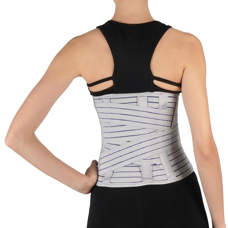 Soles Lumbar Back Brace Lumbosacral Back Support - Adjustable, Breathable Corset - Unisex- Reduces Back Pain, Supports Core Strength - Comfortable DesiLumbar Back Brace Medium / Large / X Large / XX Large