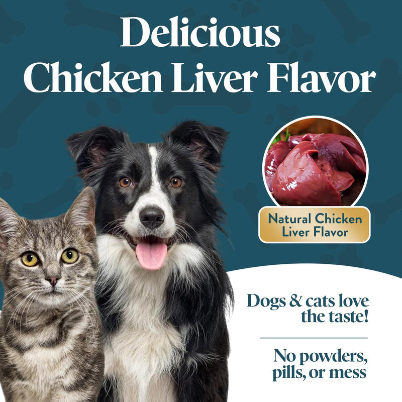 OcluVet Vision Chews Eye Supplements for Dogs & Cats, Natural Chicken Flavor, Contains Omega 3, Lutein, Antioxidants, & More, Cat & Dog Eye Supplements, No Preservatives, Made in USA, 1 Bag, 15 Chews 15 Chews – Bag