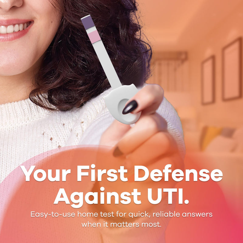 2San 2-in-1 UTI Test Strips for Women – At-Home Urinary Tract Infection Kit Detects Leukocyte & Nitrite Markers in 2 Minutes – 3 Individually Wrapped, Easy-Read