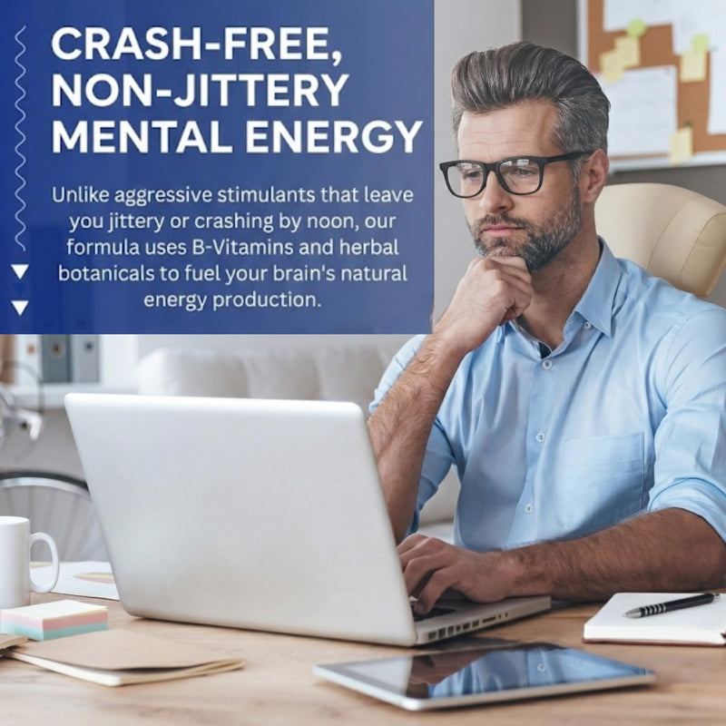 Research Verified Brain Booster - Brain Supplement for Memory and Focus, Nootropic Supplement for Cognitive Support - 60 Vegan Capsules - 1 Month Supply | Brain Health Supplement, Nootropic, Brain Fog, Cognitive Support for Professionals, Students, Gam...