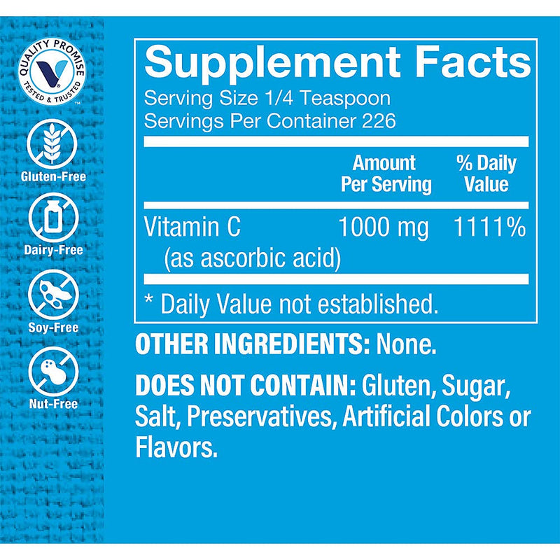 The Vitamin Shoppe Vitamin C 1,000MG - Immune Support, Antioxidant Protection & Collagen Formation, Daily Vitamin 8 Ounce (Pack of 1)