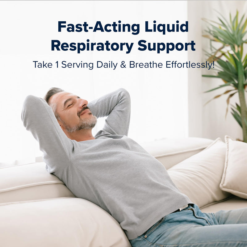 Herbal Tea Therapy Lung Renew Mullein Drops for Lungs (2 fl. oz.): Peppermint, Thyme, & Mullein Leaf Extract for Lungs Detox & Daily Respiratory Comfort - Allergy Relief - GMO-Free & Made in USA 2 Fl Oz (Pack of 1)