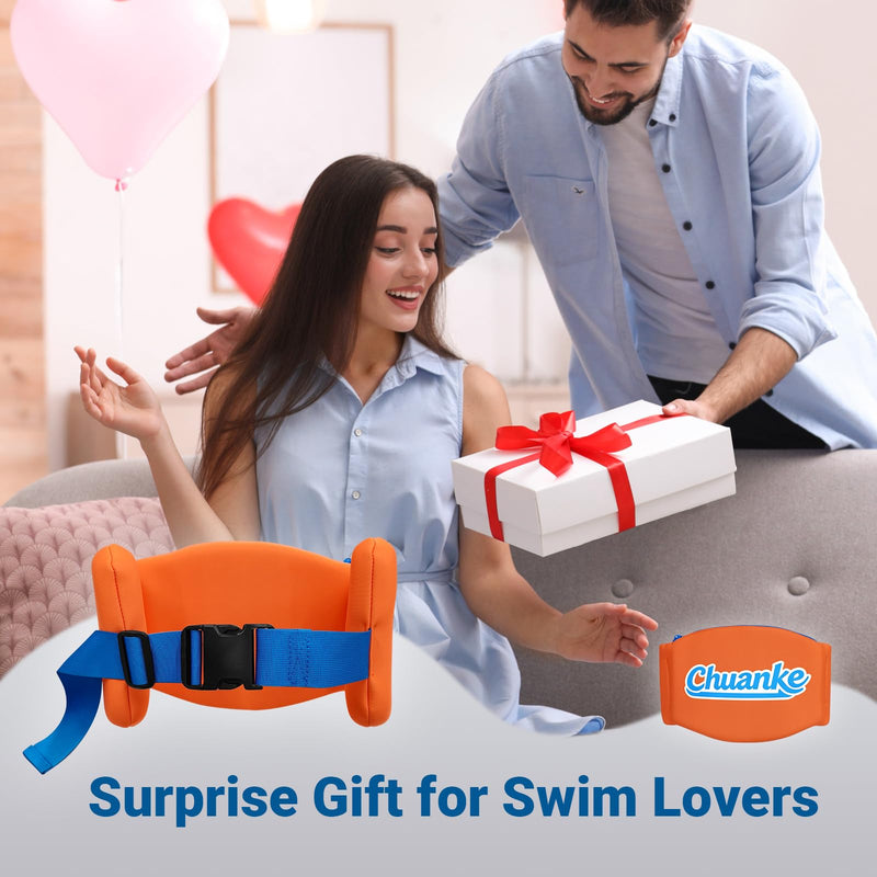 Flotation Swim Belt for Adults Adjustable 3 Section Buoyancy Belt with Quick-Release Buckle & Zippered Pocket for Pool Training, Aqua Jogging and Low Impact Aerobic Exercise in Water Large - BeesActive Australia