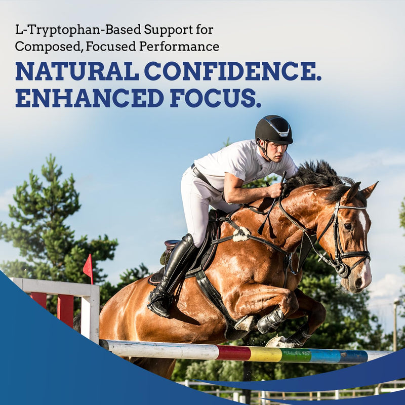 SynNutra TryChill™ 3 Pack | L-Tryptophan–Based Confidence & Composure Support for Horses | Non-Sedating, Show-Safe Formula | Supports Focus & Performance | 100% Natural | Made in USA 3-Pack