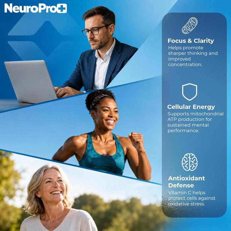 Best 365 Labs NeuroPro+ Methylene Blue & C Complex Tablets | 60 Count | Promotes alertness and focus — 30mg Methylene Blue + 150mg Vitamin C per serving