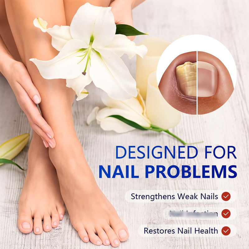 Toenail Treatment Extra Strength - Nighttime Nail Patches,Overnight Toe Nail Treatments for Damaged Nails Foot Nails Repair and Care (42Pcs) 42Pcs