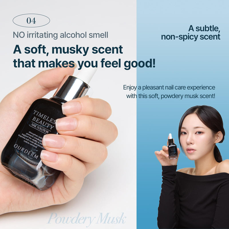 Nail Strengthener Treatment Serum for Brittle & Damaged Nails, Fast Absorbing Nail Care Solution with 7 Herbal Extracts, Moisturizing & Repair, Sensitive Skin Safe, 30ml