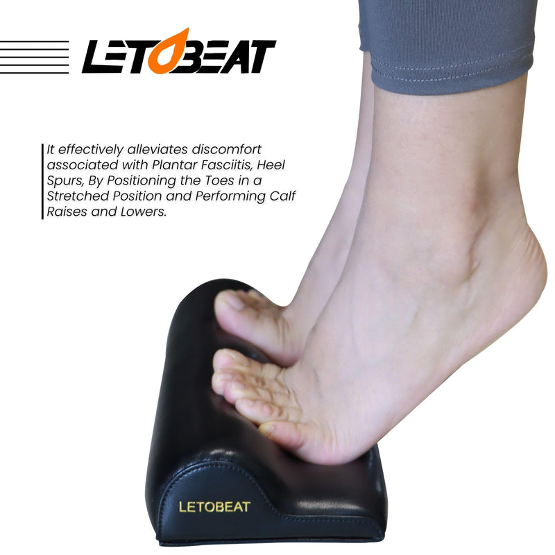 Plantar Fasciitis Foot Stretcher Pad - Anti-Slip Leather, Toe Stretcher for Plantar Fasciitis Pain Relief, Relieves Heel and Arch Support