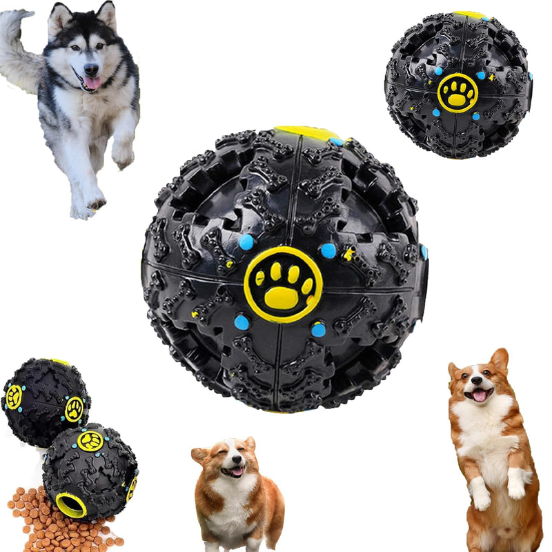 Pawcia Giggle Ball,Pawcia Giggle Sound Dog Ball,Giggle Ball,Giggle Ball for Dogs,Pawcia Giggle Dog Ball,Durable for Small Medium Large Dogs(Black,S) - BeesActive Australia