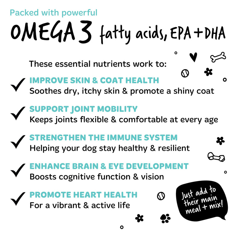 Bugalugs Cod liver Oil for Dogs & Cats, EPA & DHA, Fish Oil for Dogs Skin & Coat dog supplements health supplies for dogs more omega 3 for dogs than salmon oil for dogs uk (255ml, Cod Liver Oil)
