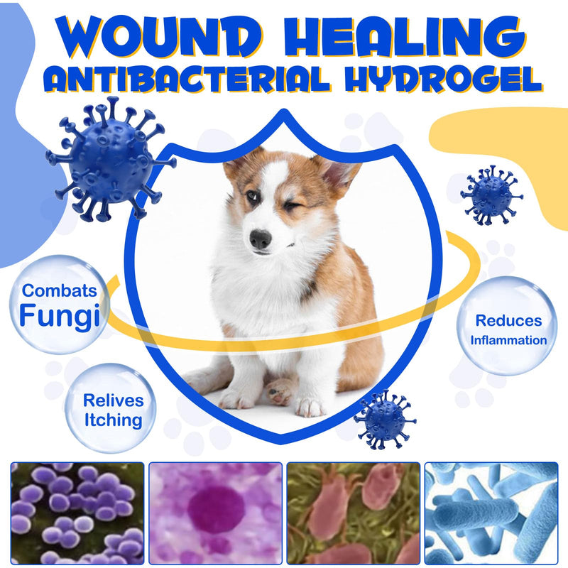 Dog Wound Healing Spray, Wound Healing And Skincare, Antimicrobial Spray, Reduce Itching And Skin Irritation, All Ages & Breeds 100Ml (Dog) Dog
