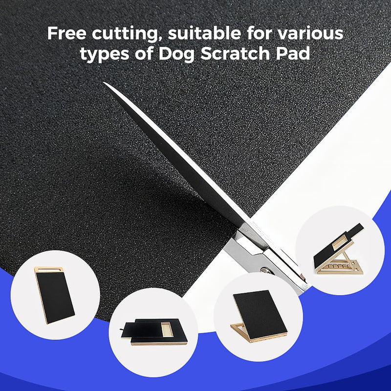 4-Pack Dog Nail Scratch Board Replacement Sandpaper, Self-Adhesive Pads for Dog Scratch Board, Fits Most Dog Scratch Pads for Effective Dog and Cat Claw Care - BeesActive Australia