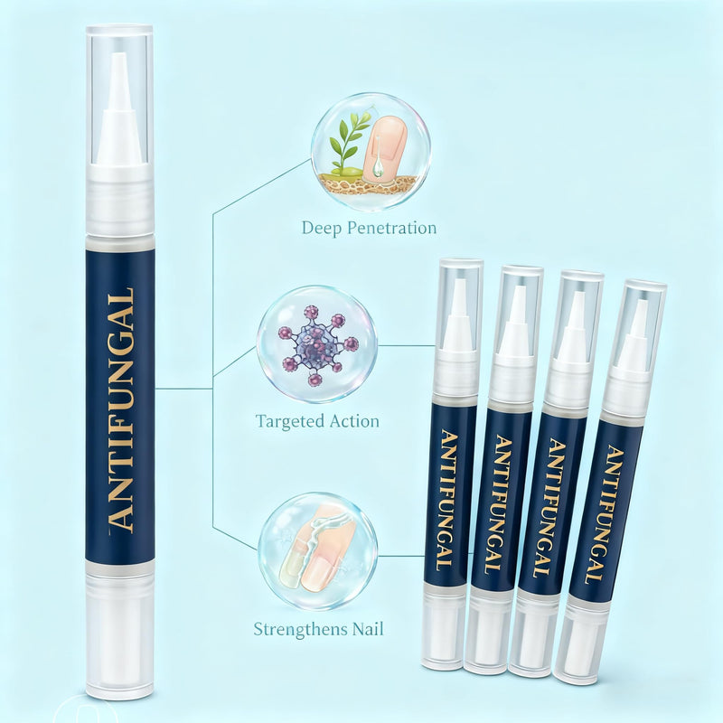 Toenail Fungi Treatment Extra Strength & Fungi Nail Pen - 4PC Fungi Nail Pen Repair for Damaged Nails,Targeted Solution for Nail Health Concerns (Athletes Ideal), 4ml/0.14FLOZ -2 Blue-3 - BeesActive Australia