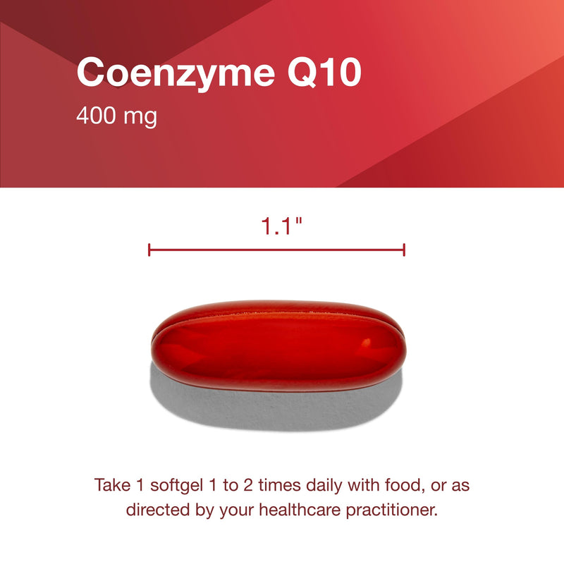 PROTOCOL FOR LIFE BALANCE CoQ10 400mg, with Vitamin E, 60 Softgels | Contains Vitamin E and with Soy Lecithin, CoQ10 Supplement, Halal and Egg Free